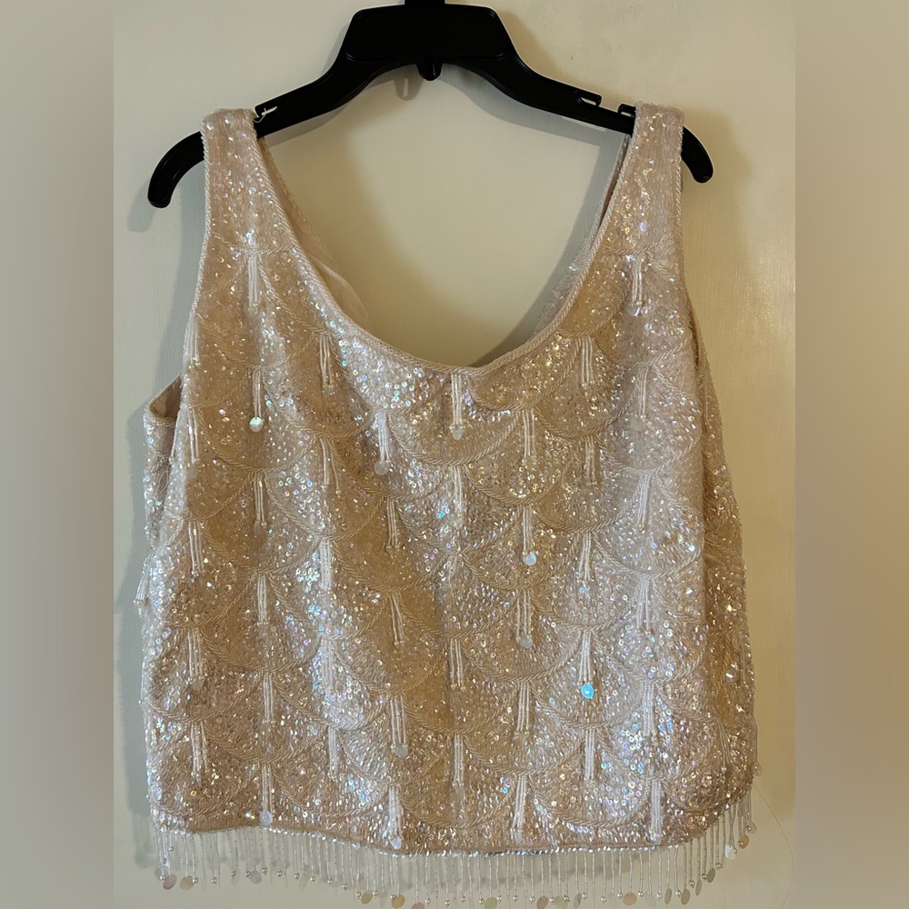 Vintage beaded top
